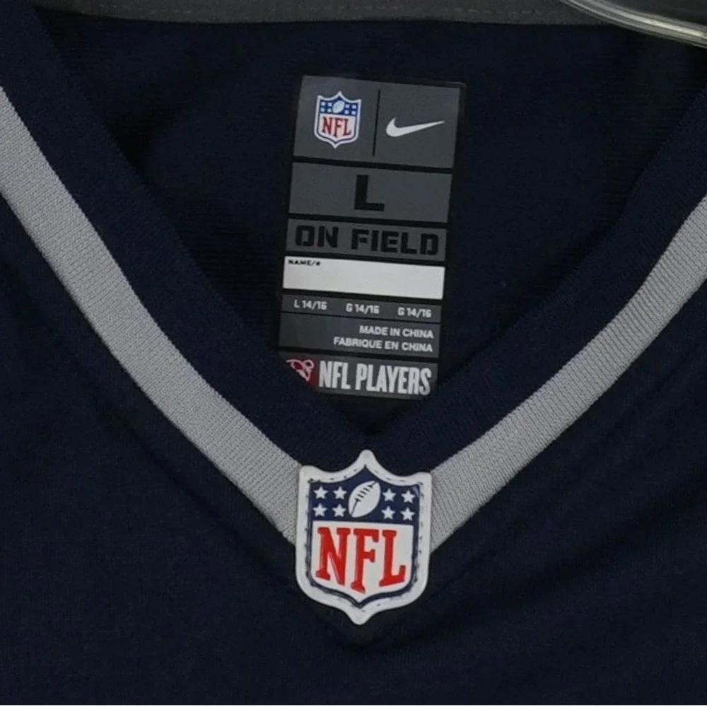 Nike Rob Gronkowski Jersey Youth Boys Large 14/16 Navy Patriots 87 NFL On Field